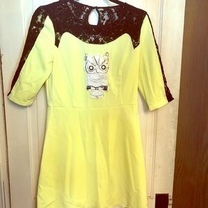 Dress With Owl, never worn